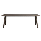 CLAPPERTON Esstisch massive Eiche Braun 220x95x74cm
