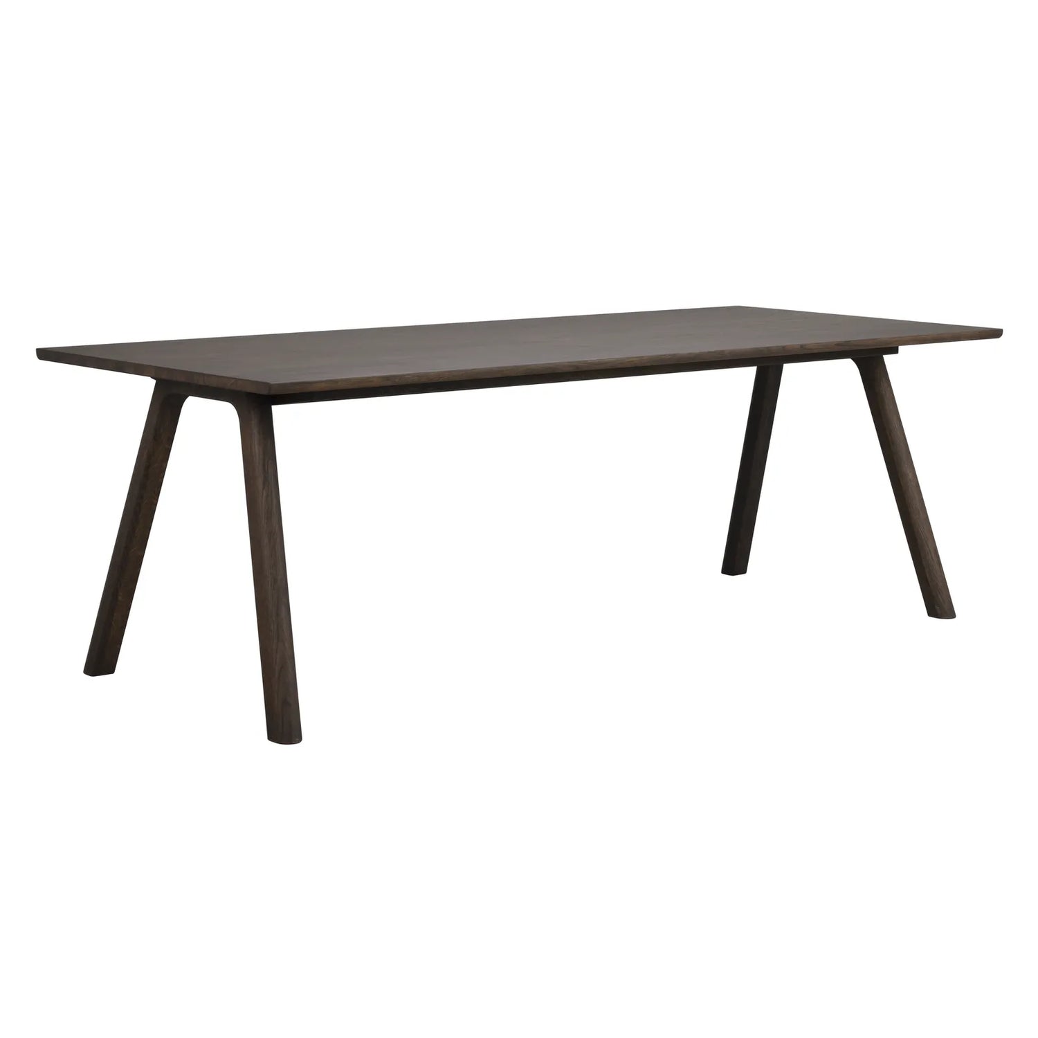 CLAPPERTON Esstisch massive Eiche Braun 220x95x74cm - ZEN ZONE Furniture