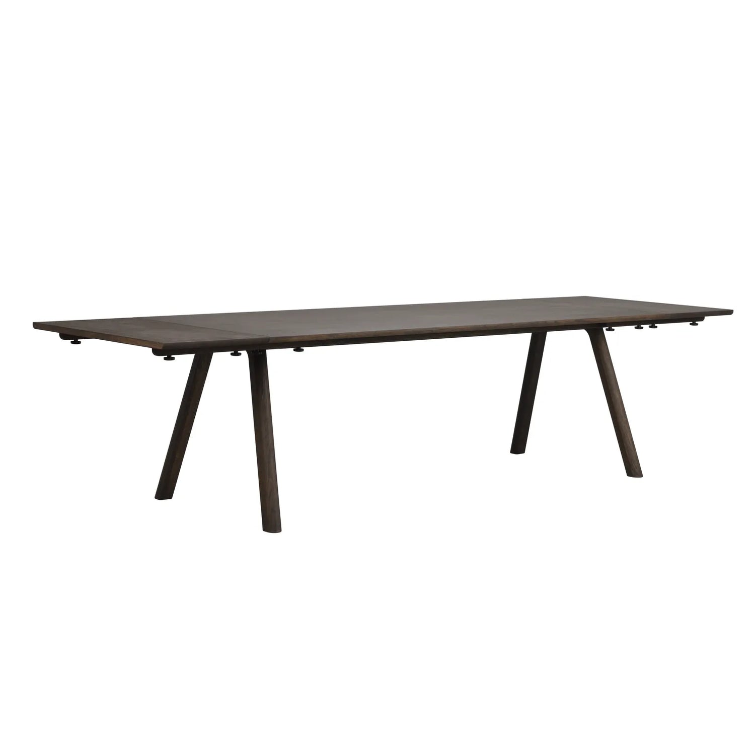 CLAPPERTON Esstisch massive Eiche Braun 220x95x74cm - ZEN ZONE Furniture