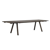 CLAPPERTON Esstisch massive Eiche Braun 220x95x74cm