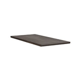 CLAPPERTON Ausziehplatte massive Eiche Braun 45x95cm