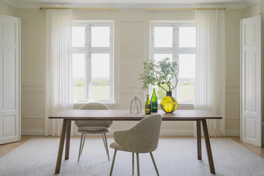 CLAPPERTON Esstisch massive Eiche Sand 220x95x74cm - ZEN ZONE Furniture