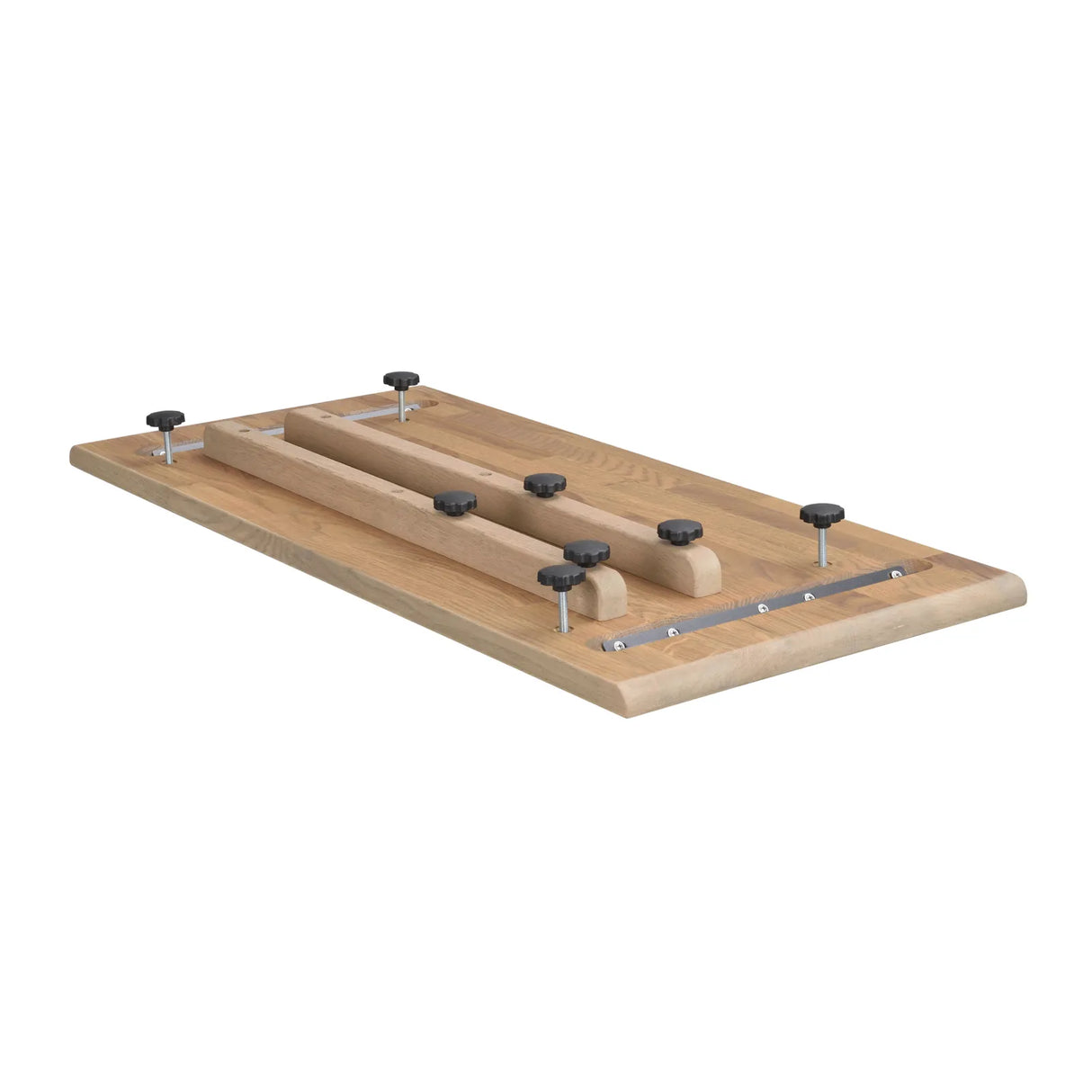 CLAPPERTON Ausziehplatte massive Eiche Sand 45x95xcm