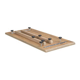 CLAPPERTON Ausziehplatte massive Eiche Sand 45x95xcm