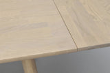 CLAPPERTON Ausziehplatte massive Eiche Sand 45x95xcm