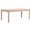 GARDNER Esstisch Weiß pigmentiert 180x95x76cm - ZEN ZONE Furniture