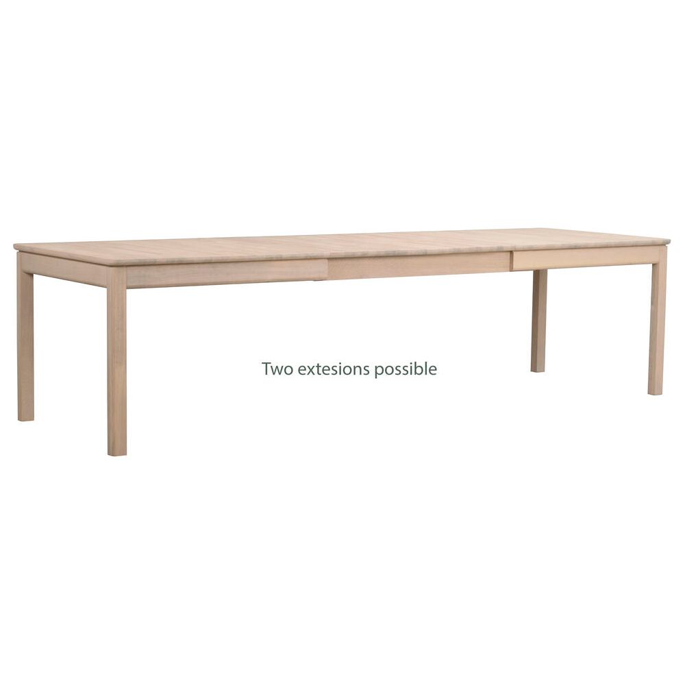 GARDNER Esstisch Weiß pigmentiert 180x95x76cm - ZEN ZONE Furniture