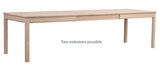 GARDNER Einlegeplatte Weiß pigmentiert 50 cm - ZEN ZONE Furniture