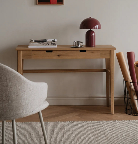 Konsolentisch GARRISON aus geölter Eiche, 110x40x75 cm - ZEN ZONE Furniture