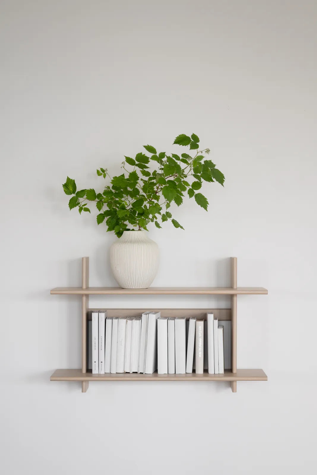 WESTLOCK shelf made of white pigmented oak 25x75x48cm
