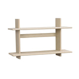 WESTLOCK shelf made of white pigmented oak 25x75x48cm