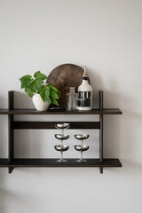 WESTLOCK shelf made of brown oak 25x75x48cm