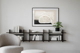 WESTLOCK shelf made of brown oak 25x75x48cm