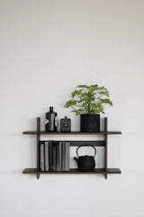 WESTLOCK shelf made of brown oak 25x75x48cm