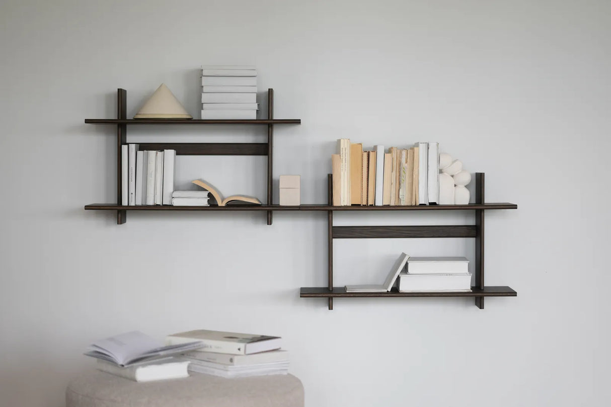 WESTLOCK shelf made of brown oak 25x75x48cm