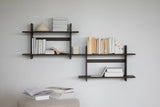 WESTLOCK shelf made of brown oak 25x75x48cm