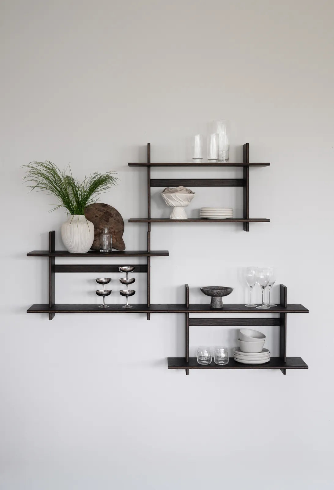 WESTLOCK shelf made of brown oak 25x75x48cm