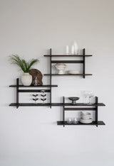 WESTLOCK shelf made of brown oak 25x75x48cm