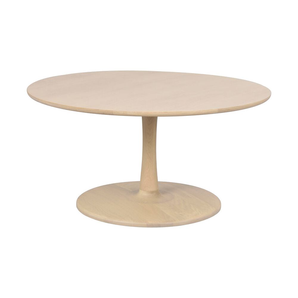 HOBART Couchtisch Weiß pigmentiert 90x90x45cm - ZEN ZONE