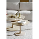 HOBART Couchtisch Weiß pigmentiert 90x90x45cm - ZEN ZONE