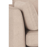 CORWIN 3-Sitzer-Sofa Hellbeige/Schwarz 238x98x83cm - ZEN ZONE Furniture