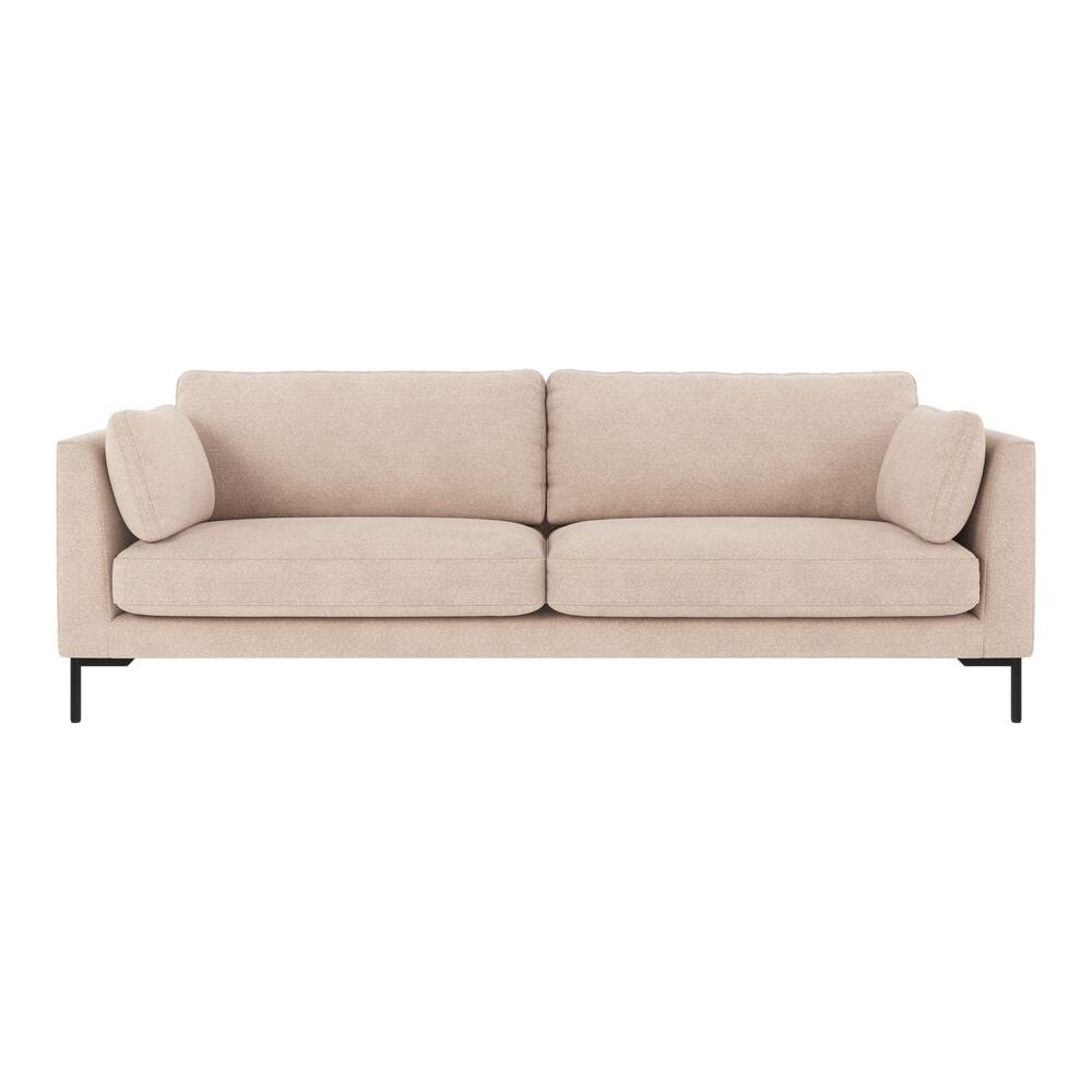 CORWIN 3-Sitzer-Sofa Hellbeige/Schwarz 238x98x83cm - ZEN ZONE Furniture