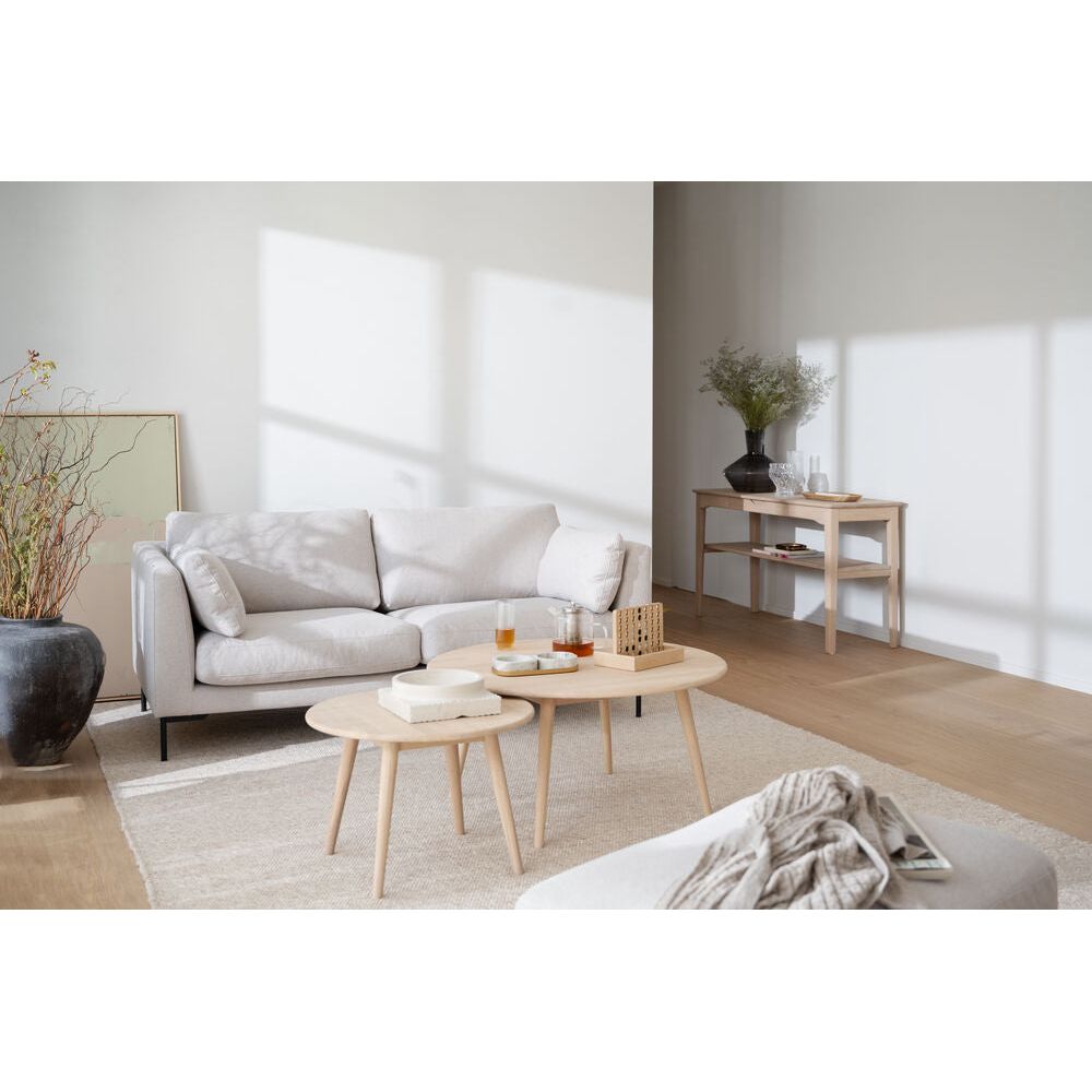 TOMPKINS Couchtisch Weiß pigmentiert 60x60x42cm - ZEN ZONE Furniture