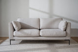 CORWIN 2-Sitzer Sofa Rita #1 hellbeige 190x98x83cm - ZEN ZONE Furniture