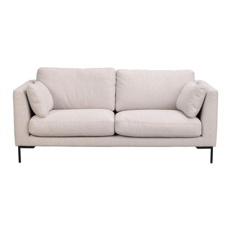 CORWIN 2-Sitzer Sofa Rita #1 hellbeige 190x98x83cm - ZEN ZONE Furniture
