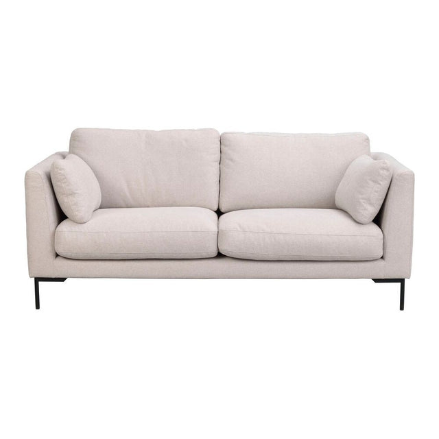 CORWIN 2-Sitzer Sofa Rita #1 hellbeige 190x98x83cm - ZEN ZONE Furniture