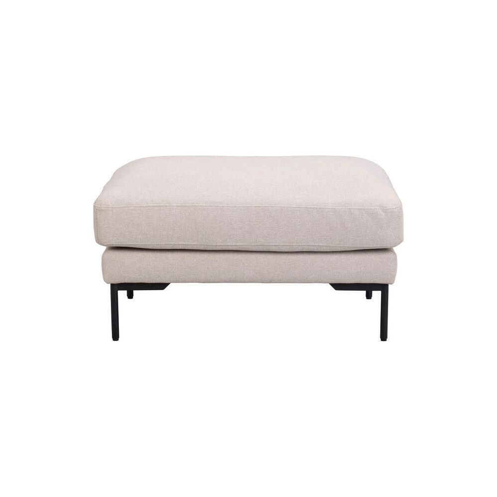 CORWIN Pouf Rita #1 hellbeige 84x64x45cm - ZEN ZONE Furniture