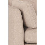 CORWIN 3-Sitzer-Sofa Chaise Longue Rechts Hellbeige/Schwarz 270x160x83cm - ZEN ZONE Furniture