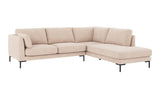 CORWIN 5-Sitzer Ecksofa Rechts Rita #1 hellbeige 266x226x83cm - ZEN ZONE Furniture