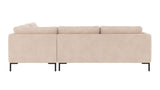 CORWIN 5-Sitzer Ecksofa Rechts Rita #1 hellbeige 266x226x83cm - ZEN ZONE Furniture