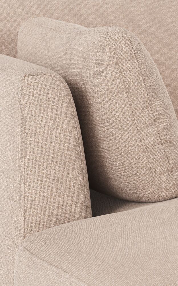 CORWIN 3-Sitzer-Sofa Rita #1 hellbeige 270x160x83cm - ZEN ZONE Furniture