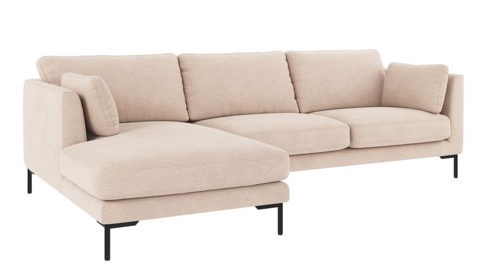 CORWIN 3-Sitzer-Sofa Rita #1 hellbeige 270x160x83cm - ZEN ZONE Furniture