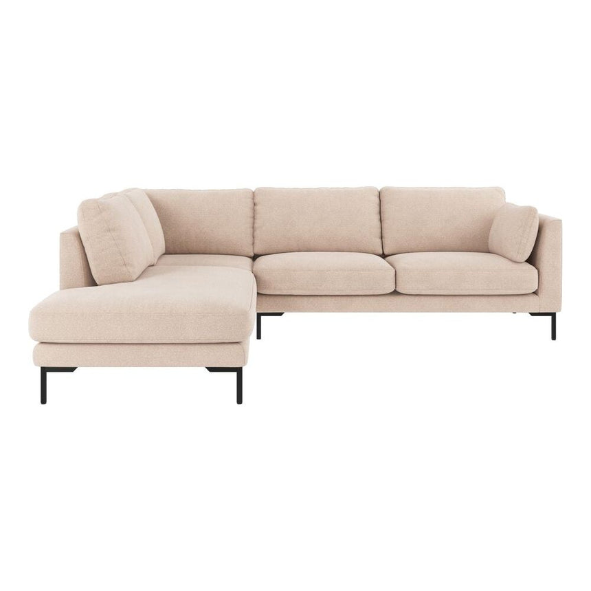 CORWIN 5-Sitzer Ecksofa Links Rita #1 hellbeige 266x226x83cm - ZEN ZONE Furniture