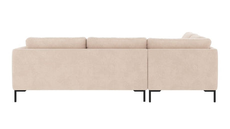 CORWIN 5-Sitzer Ecksofa Links Rita #1 hellbeige 266x226x83cm - ZEN ZONE Furniture