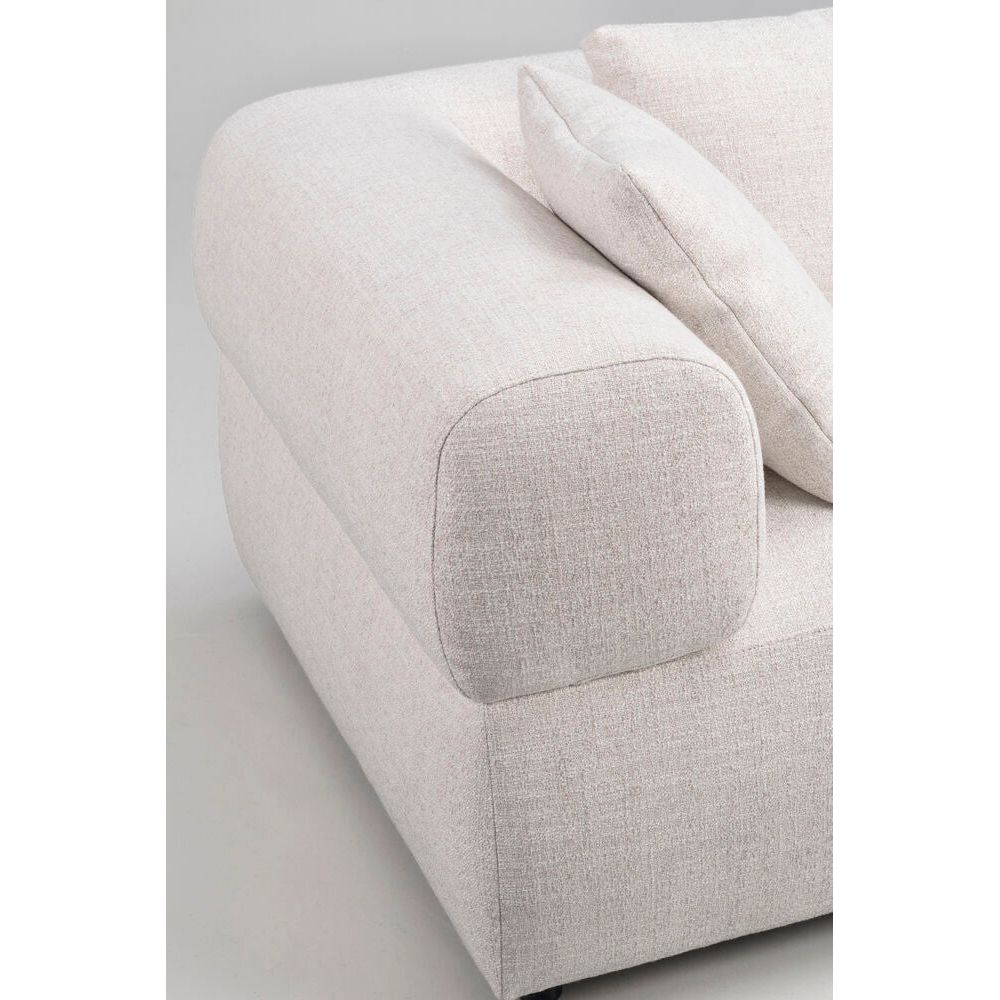 FALKNER 3-Sitzer-Sofa Hellbeige 246x105x67cm - ZEN ZONE Furniture