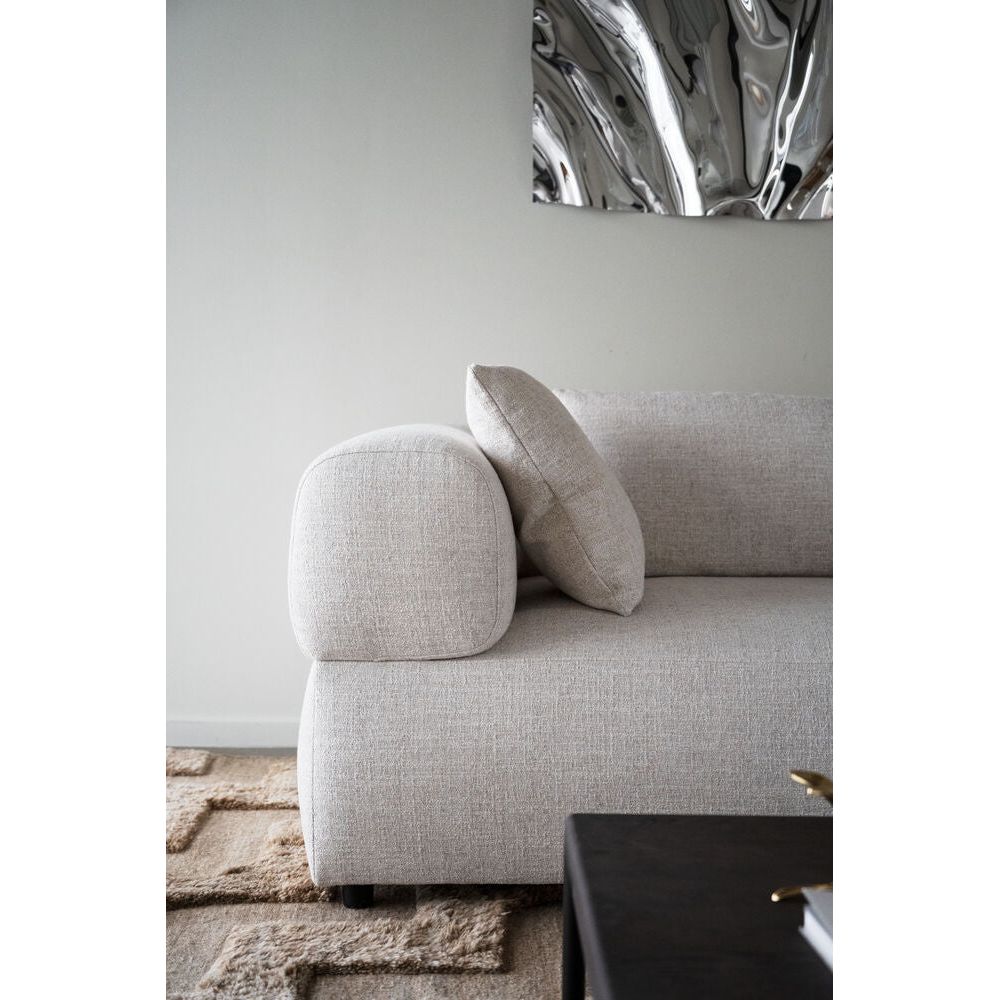 FALKNER 3-Sitzer-Sofa Hellbeige 246x105x67cm - ZEN ZONE Furniture