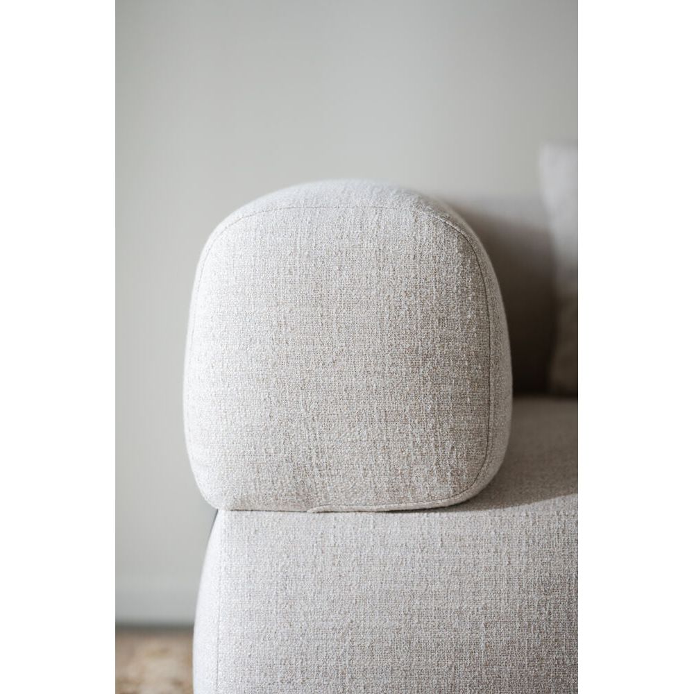 FALKNER 3-Sitzer-Sofa Hellbeige 246x105x67cm - ZEN ZONE Furniture