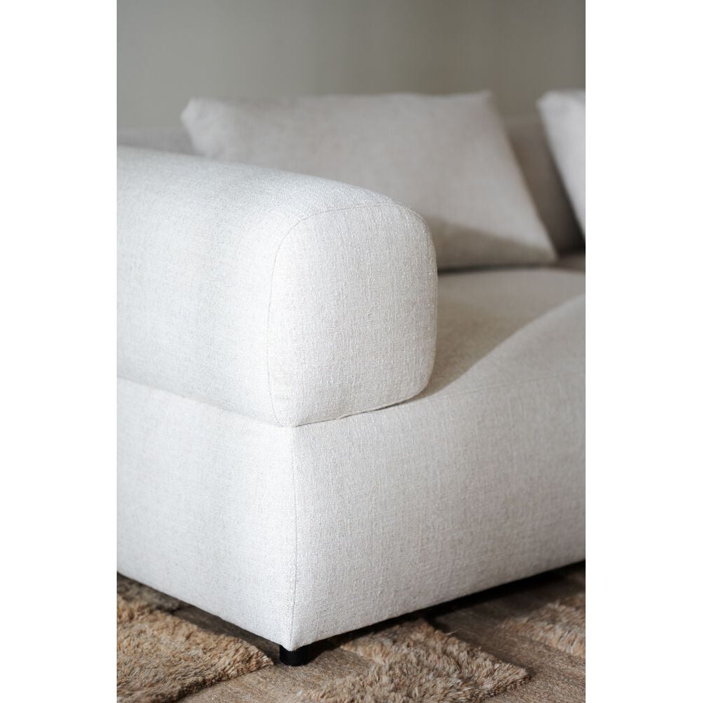 FALKNER 3-Sitzer-Sofa Hellbeige 246x105x67cm - ZEN ZONE Furniture