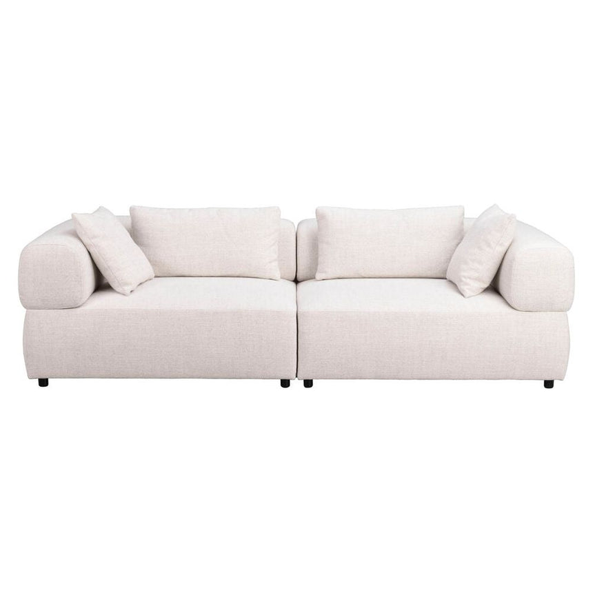 FALKNER 3-Sitzer-Sofa Hellbeige 246x105x67cm - ZEN ZONE Furniture
