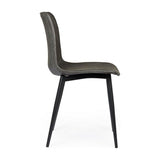Stuhl Kyra PU Anthrazit Vintage - ZEN ZONE