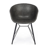 Stuhl Warhol PU Anthrazit Vintage - ZEN ZONE
