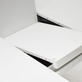 Vashti Ausziehtisch Weiss Ø 120 x 120 oder 160 cm - ZEN ZONE