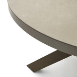 Vashti Ausziehtisch Braun Ø 120 x 120 oder 160 cm - ZEN ZONE