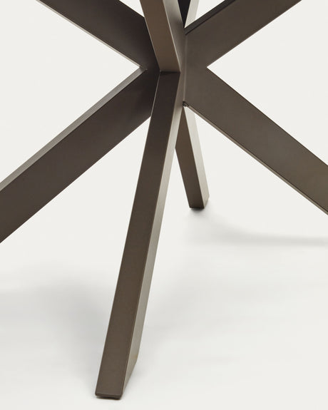Atminda Ausziehtisch Braun 160 (210) x 90 cm Feinsteinzeugplatte - ZEN ZONE Furniture