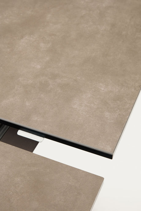 Atminda Ausziehtisch Braun 160 (210) x 90 cm Feinsteinzeugplatte - ZEN ZONE Furniture