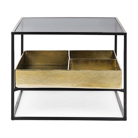 Beistelltisch mit Behälter 62x62 Mavila - ZEN ZONE